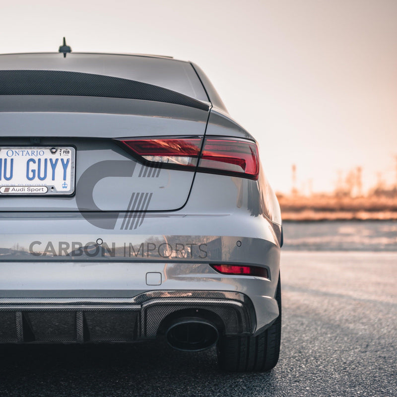 Audi RS3 8V Carbon Fiber Rear Diffuser 2017-2020