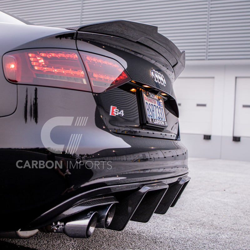 Audi S4 / A4 S Line 2009-2012 B8 Carbon Fiber Diffuser