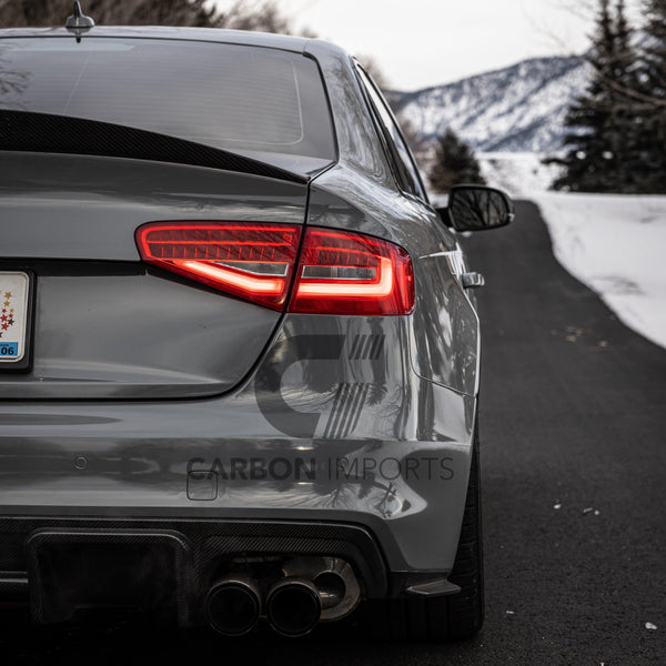 Audi S4/A4 B8.5 Carbon Fiber Rear Bumper Canards 2013-2016