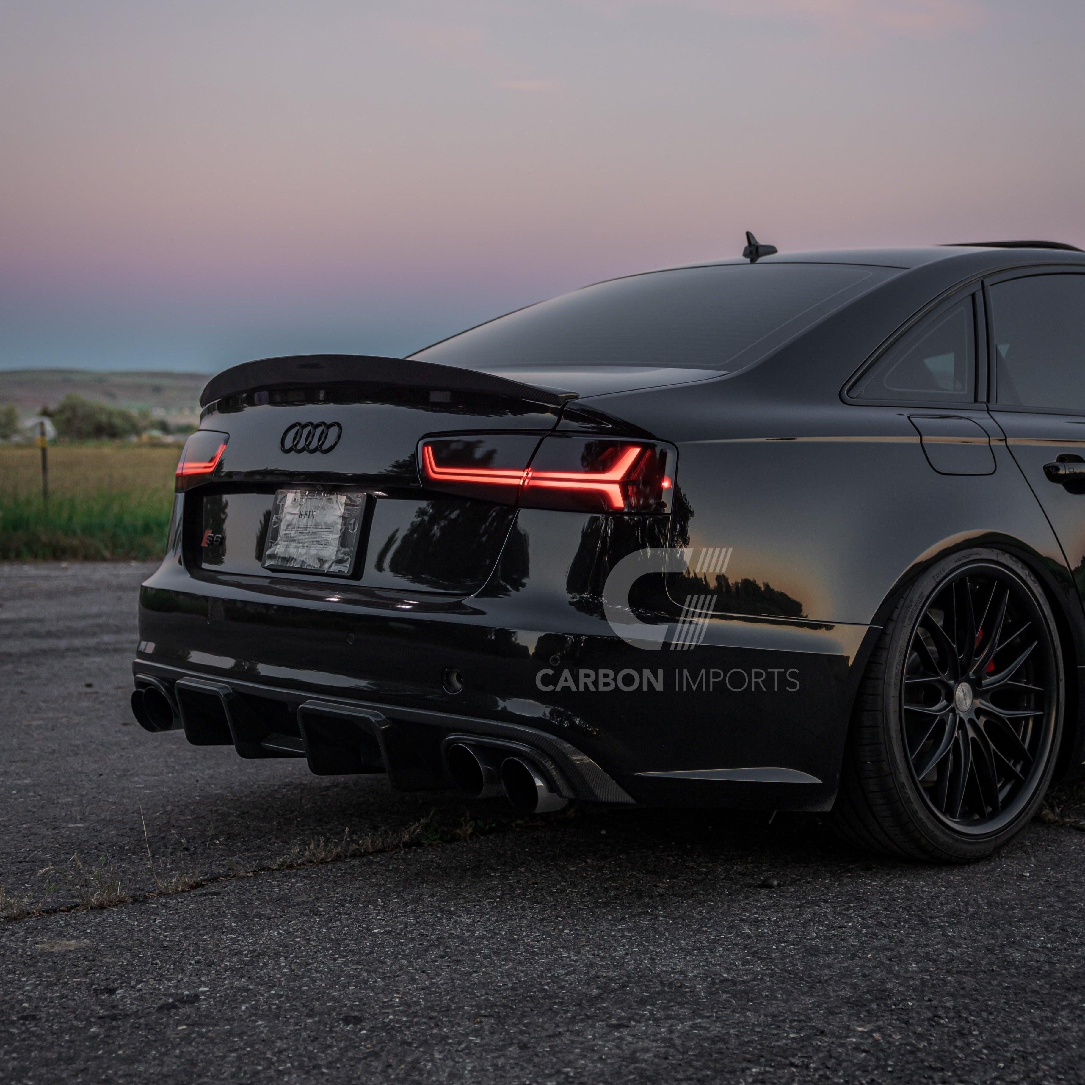 Audi S6/A6 S-Line C7.5 Carbon Fiber Rear Diffuser 2016-2018
