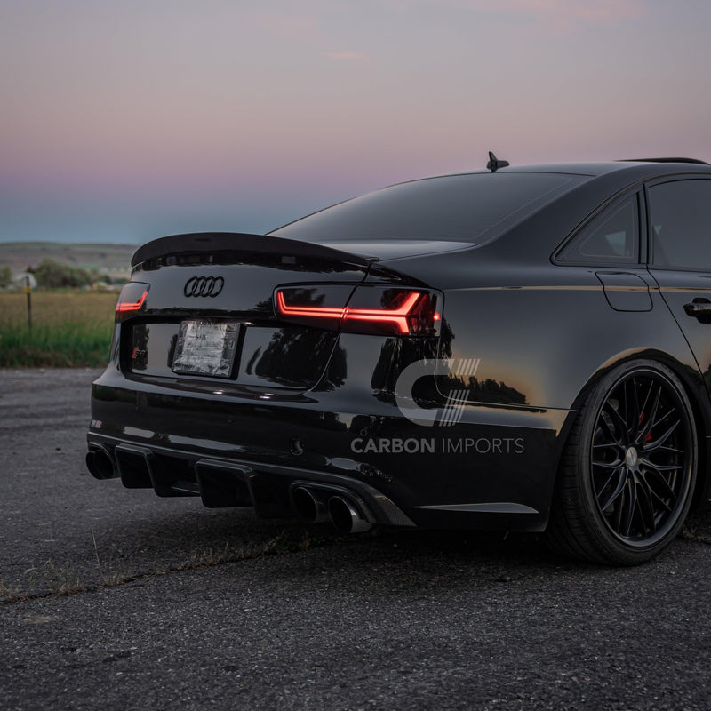 Audi S6/A6 S-Line C7.5 Carbon Fiber Rear Diffuser 2016-2018