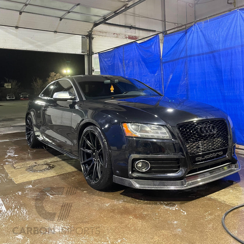 Audi S5/A5 S-Line B8 Carbon Fiber Front Lip 2007-2012