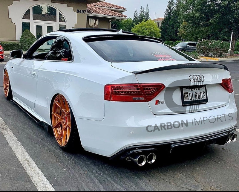 Audi A5/S5/RS5 B8 & B8.5 Carbon Fiber Side Skirts