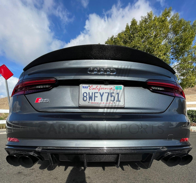 Audi S5 / A5 S-Line 2017-2019 B9 Carbon Fiber Diffuser