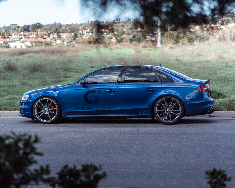Audi S4 2009-2016 B8/B8.5  Carbon Fiber Trunk Lip LowKick Version