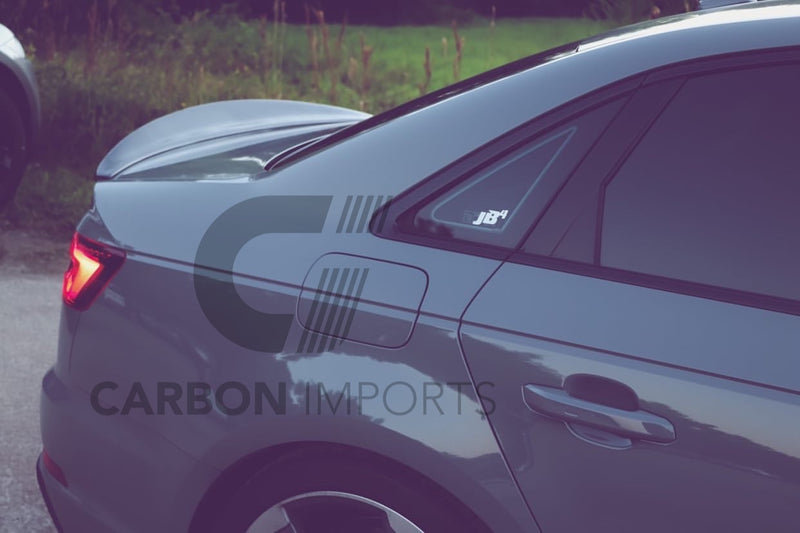 Audi A4/S4 B9/B9.5 Carbon Fiber Trunk Lip 2017-2023 HighKick Version