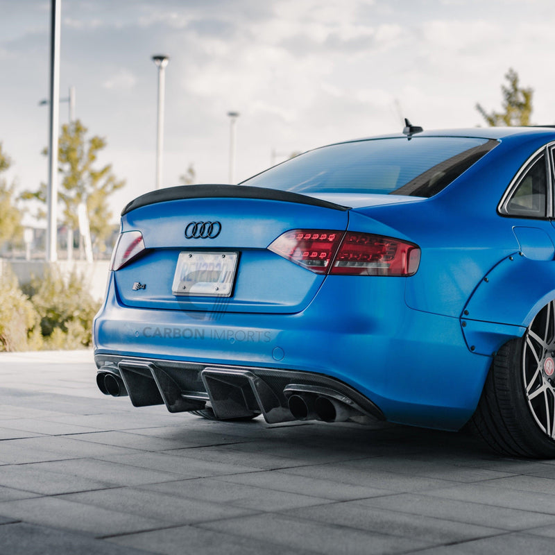 Audi S4/A4 S-Line B8 Carbon Fiber Rear Diffuser 2009-2012