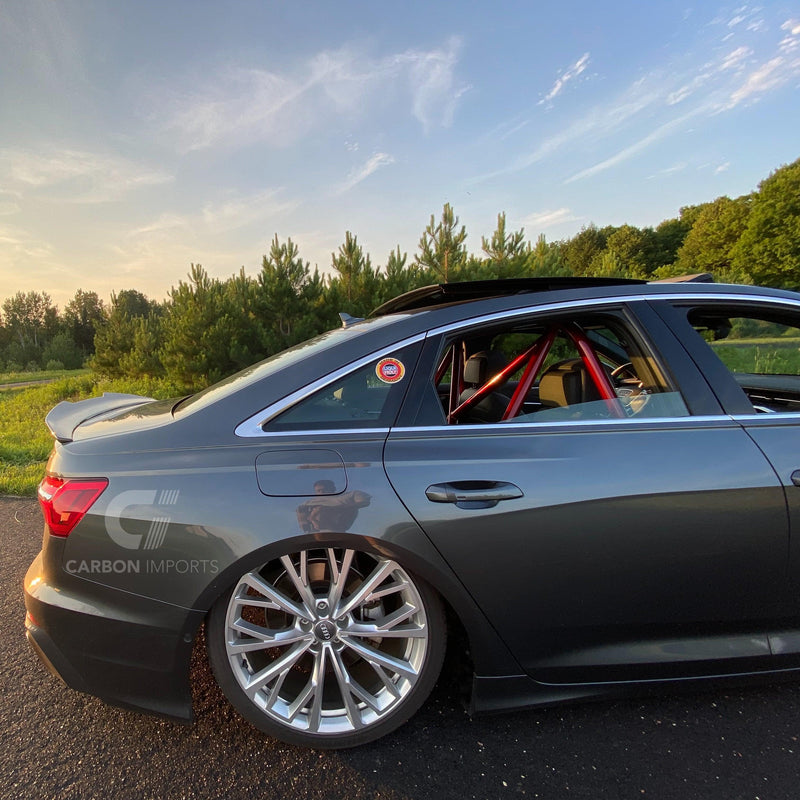 Audi A6/S6 C8 Carbon Fiber Trunk Lip 2019-2023 V4