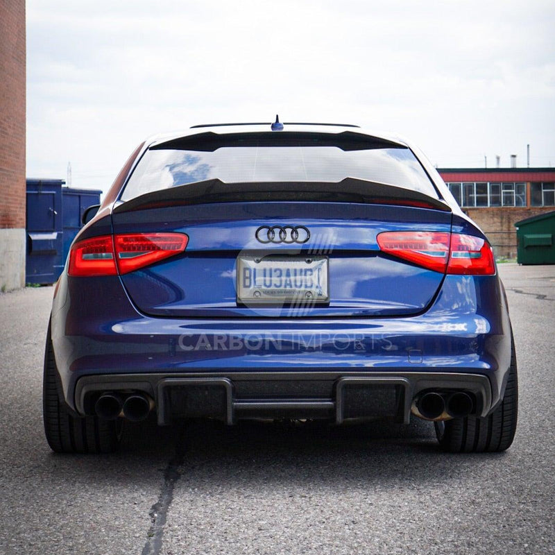 Audi S4/A4 B8/B8.5 Carbon Fiber Roof Spoiler 2009-2016 V2