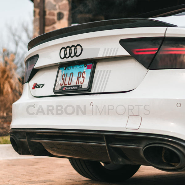 Audi A7/S7/RS7 C7/C7.5 Carbon Fiber Trunk Lip 2012-2018