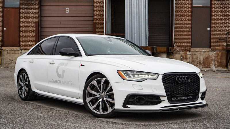 Audi S6/A6 S-Line C7 Carbon Fiber Front Lip 2012-2015