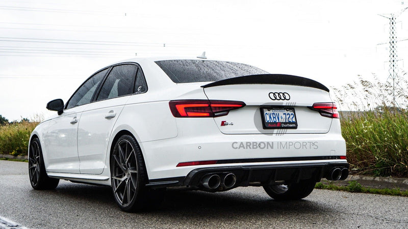 Audi S4/A4 B9 Carbon Fiber Rear Bumper Canards 2017-2019